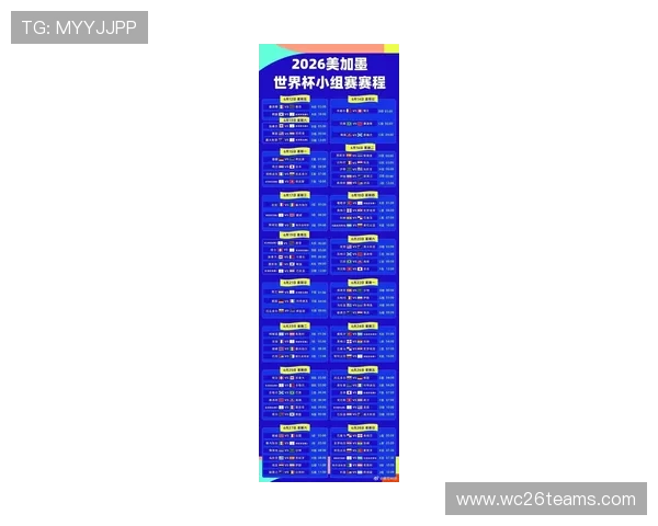 2026年世界杯小组分组图官方公布，详细解读各组赛程与比赛亮点